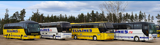 Автобусы ecolines в Санкт-Петербурге